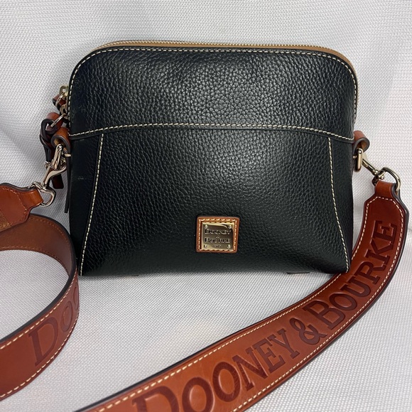 Dooney & Bourke Bags Dooney Bourke Black Cameron Pebble Leather